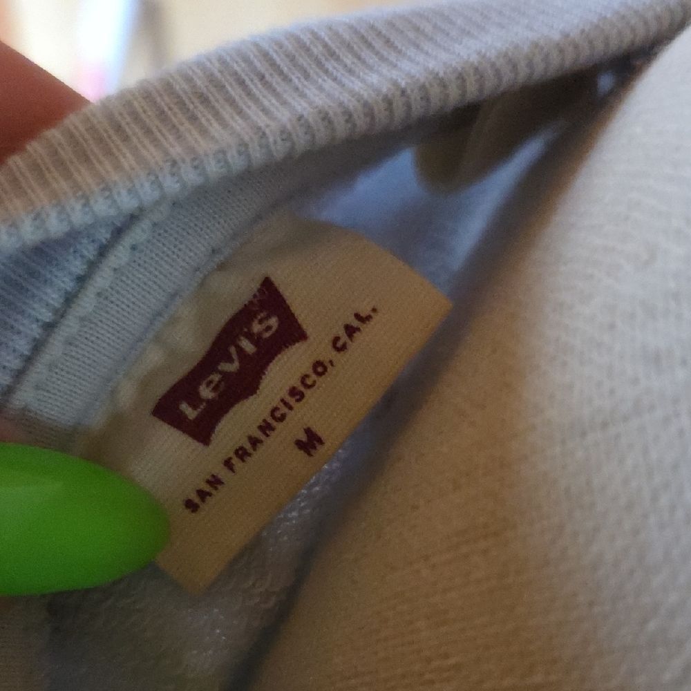 Levi's Sky Blue Logo Sweatshirt - Picture 4 of 14